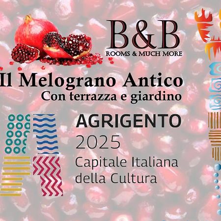 B&B Il Melograno Antico Con Terrazza E Giardino Agrigento Exterior foto