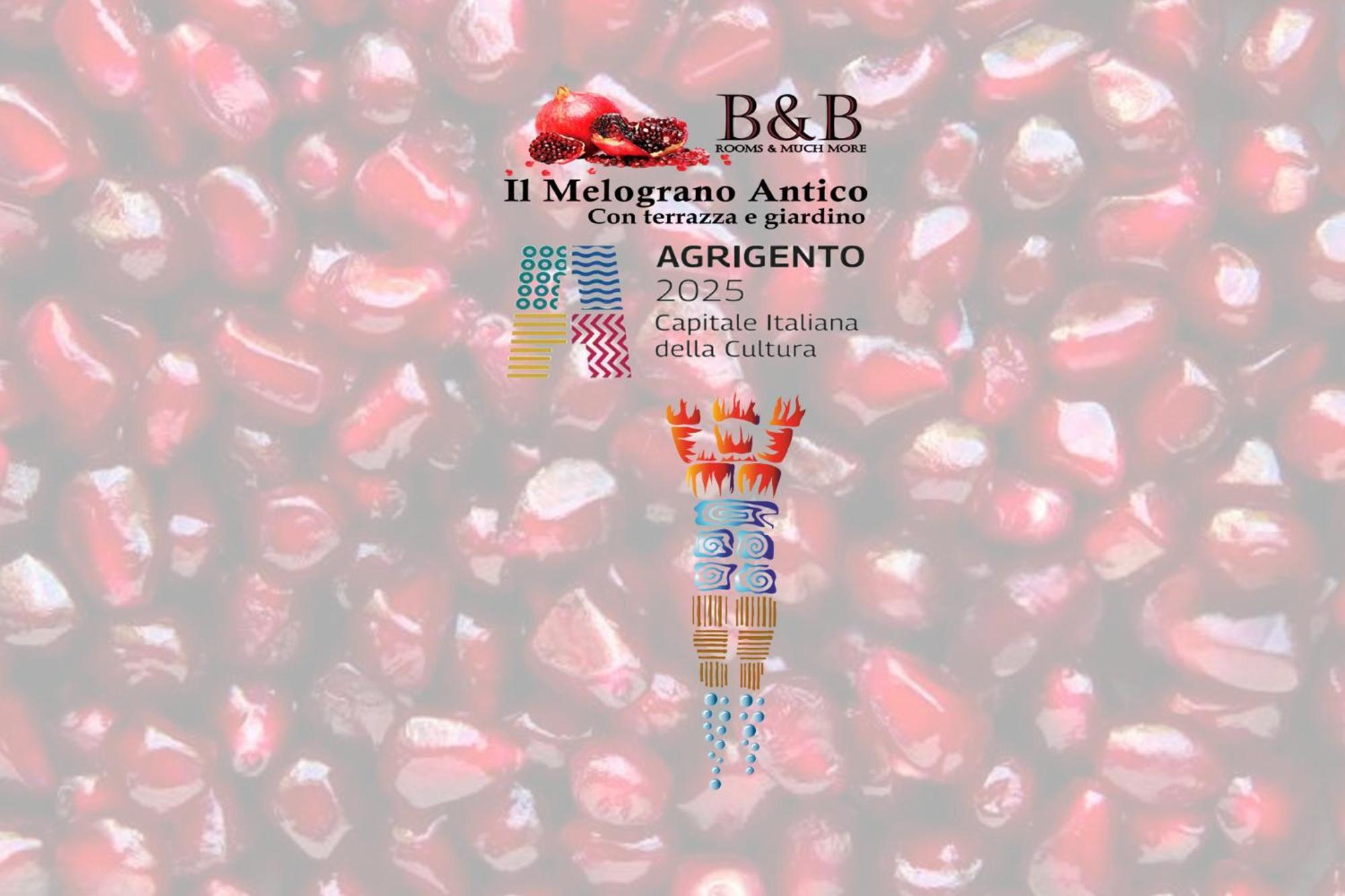 B&B Il Melograno Antico Con Terrazza E Giardino Agrigento Exterior foto
