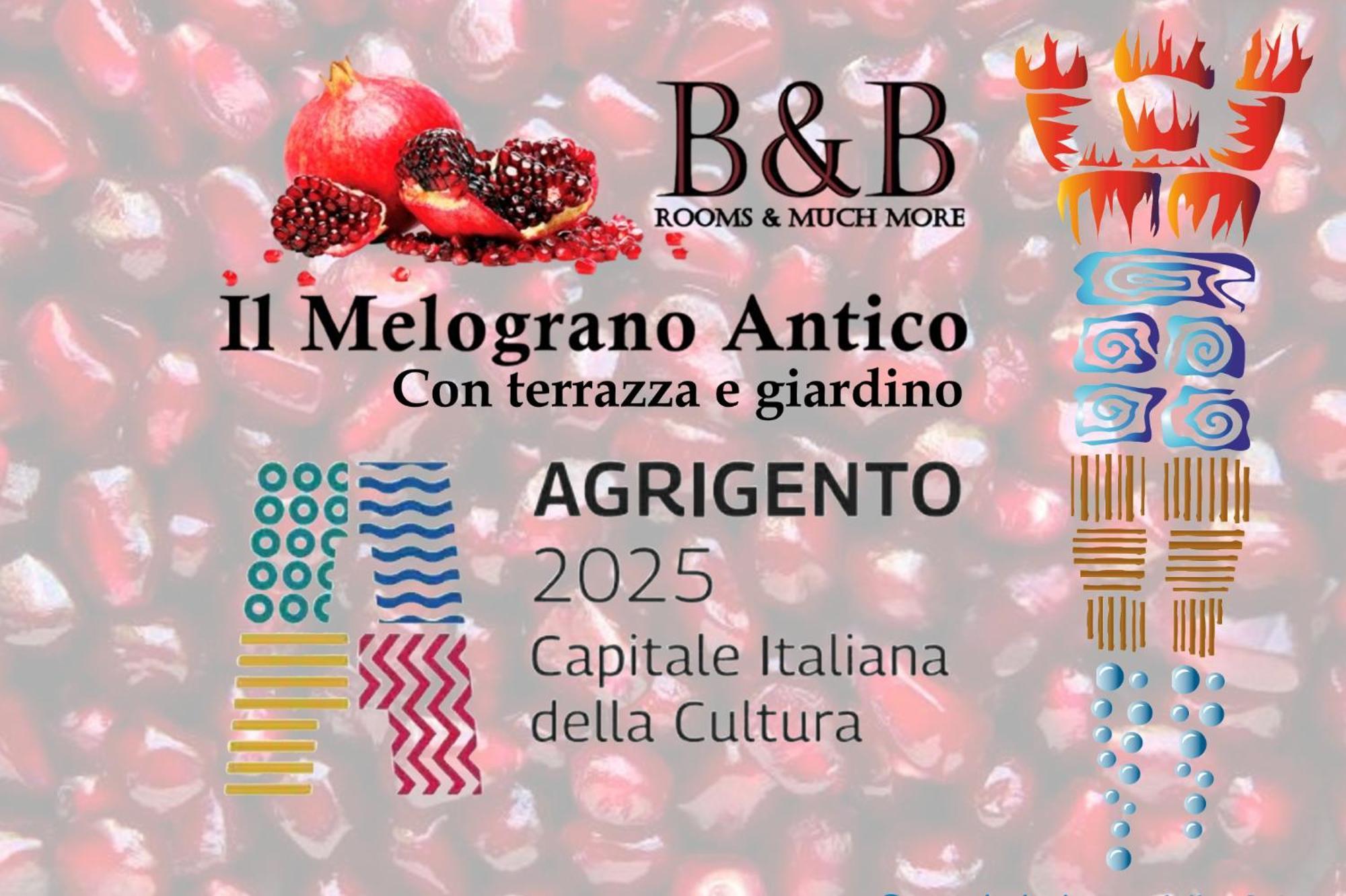 B&B Il Melograno Antico Con Terrazza E Giardino Agrigento Exterior foto